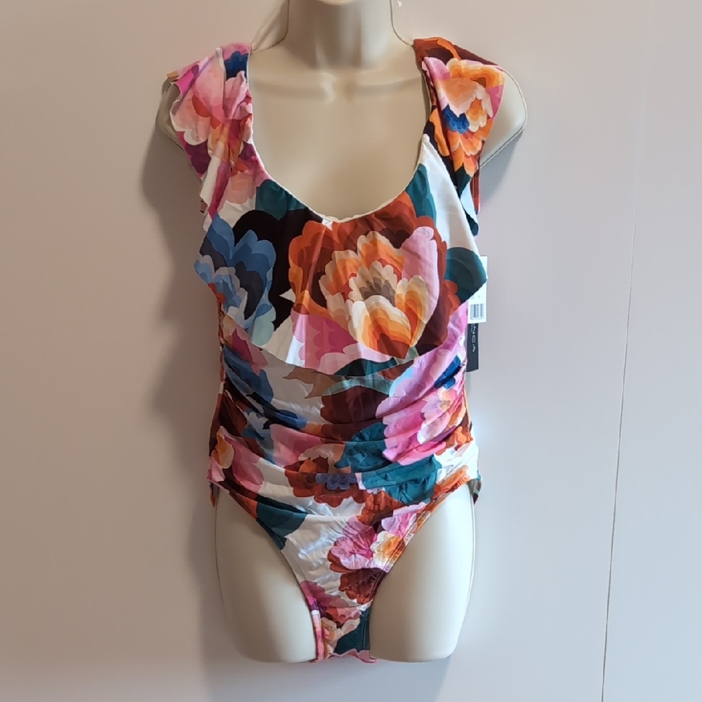 La Blanca Vibrant Floral One Piece Swimsuit